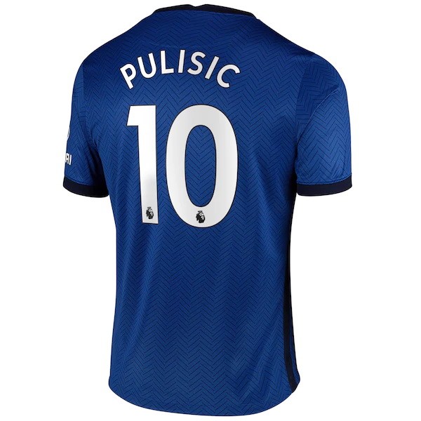 Camiseta Chelsea NO.10 Pulisic 1ª Kit 2020 2021 Azul